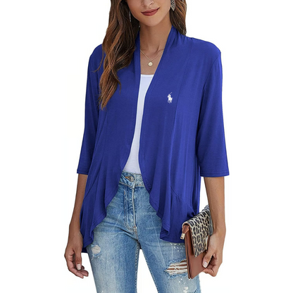 Cardigan casual leggero aperto sul davanti da donna Ralph Lauren