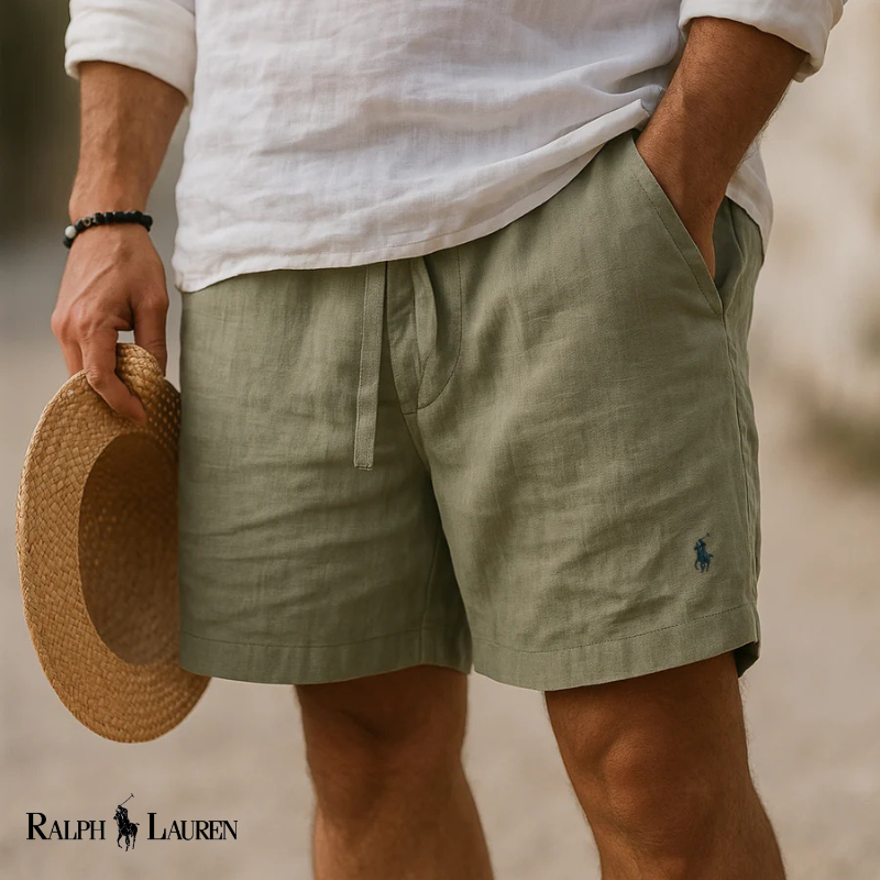 Shorts in lino Ralph Lauren Capri Heritage