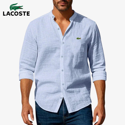 ᏞAᏟОՏᎢE – Camicia elegante con colletto rigido