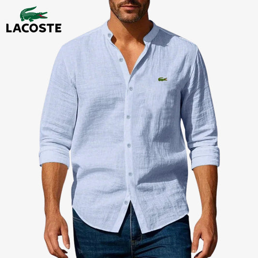 ᏞAᏟОՏᎢE – Camicia elegante con colletto rigido