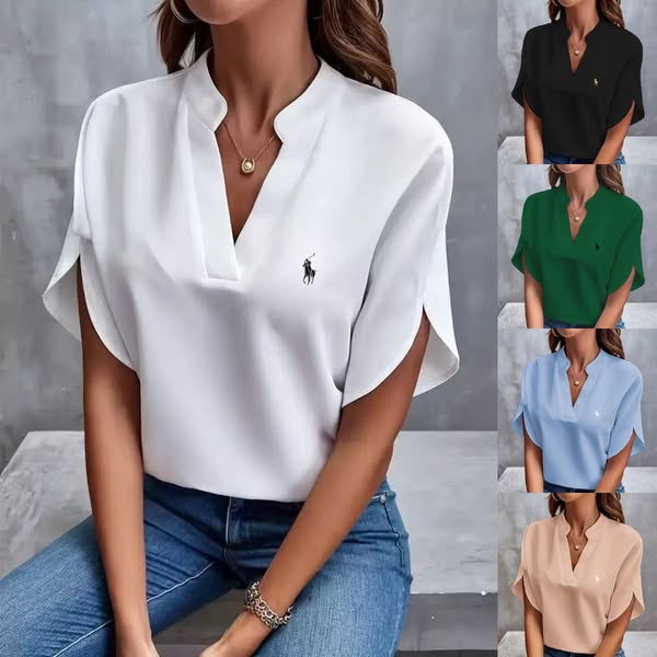 Camicia con scollo a V Ralph Lauren