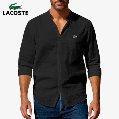 ᏞAᏟОՏᎢE – Camicia elegante con colletto rigido